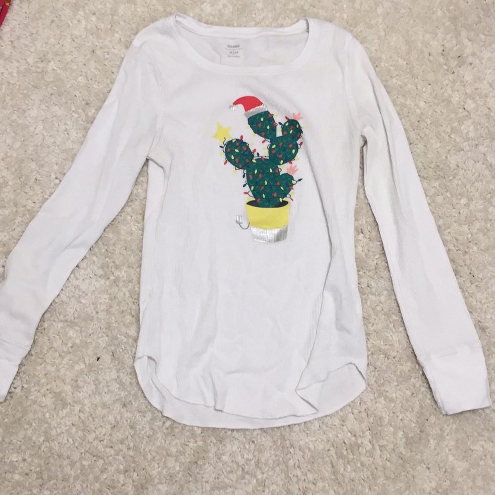Pajama shirt with cactus